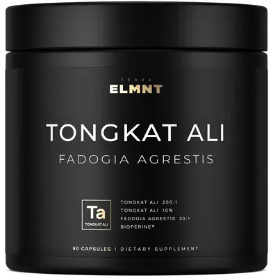 228,000mg 200x Strength Tongkat Ali w. 30x Fadogia Agrestis Extract - 10% Eurycomanone Highest Potency Healthcare Supplement ...