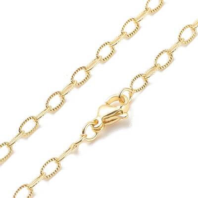 Brass Cable Chains Necklace for Women