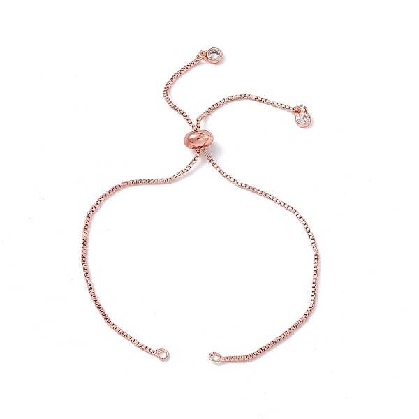 Brass Box Chains Slider Bracelet Makings