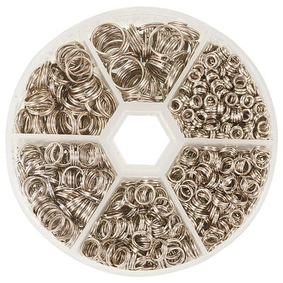 1 Small Box Double Jump Ring 4 5 6 7 8 10mm for Jewelry Making