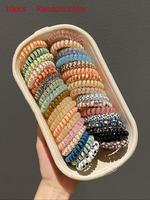 Random Color Hair Tie Set, Elegant High Stretch Hair Tie for Women & Girls, Minimalist Elastics Headwear Suitable for Thick H...