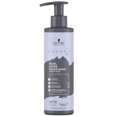 Schwarzkopf Professional Chroma ID Color Maschera Intense Bonding Color for hair color 9.5-1 Pearl Silver 300 ml