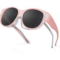 Myiaur Polarized Fit Over Glasses Sunglasses for Women, Trendy Wear Over Glasses for Driving with UV400 Protection