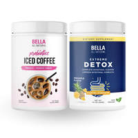 Bella All Natural Piña Powder and Probiotics Iced Coffee Duo