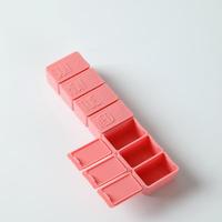 1 Weekly Pill Organizer, 1/2/3 Counts Small Multi-grid Travel Pill Organizer, Storage Box with Lid, Summer Gift Ideas, Room A...