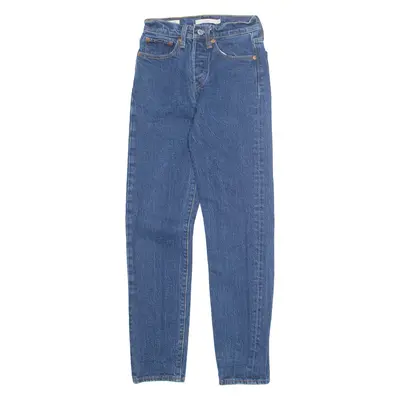 LEVI'S Big E Womens Jeans Blue Regular Tapered W24 L27