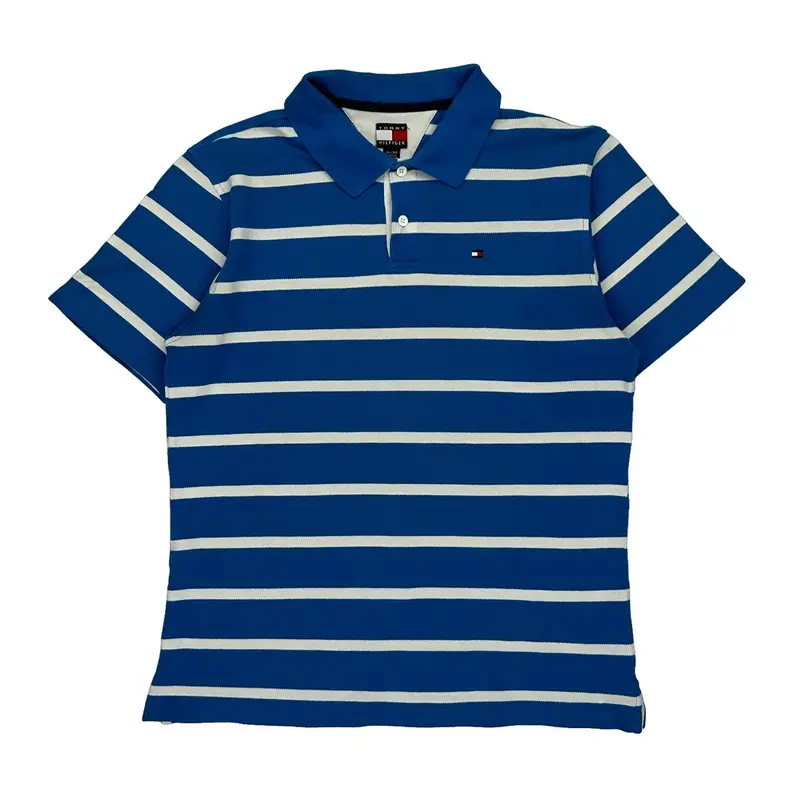 Tommy Hilfiger Polo Shirt - XL Blue Cotton