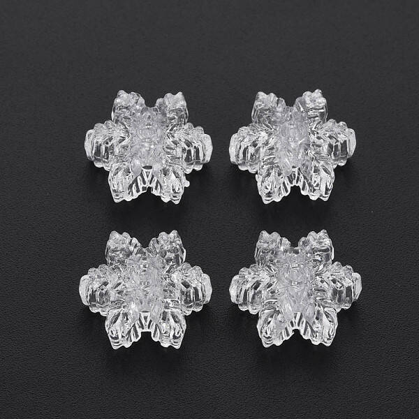 Transparent Acrylic European Beads