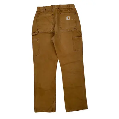 Carhartt Double Knee Carpenter Trousers - 29W UK 12 Brown Cotton