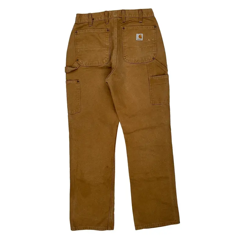 Carhartt Double Knee Carpenter Trousers - 29W UK 12 Brown Cotton