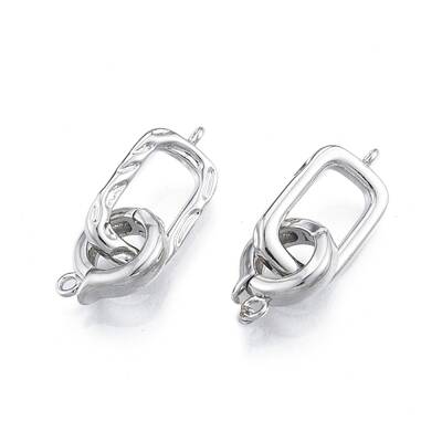 Brass Fold Over Clasps
