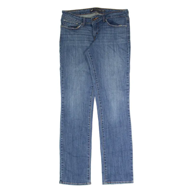 LEVI'S Demi Curve Womens Jeans Blue Regular Straight Stone Wash W28 L32