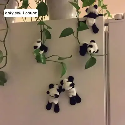 Cute Cartoon Panda Refrigerator Magnet, Magnetic Sticker for Refrigerator, Kitchen Accessories For Refrigerator Decoration