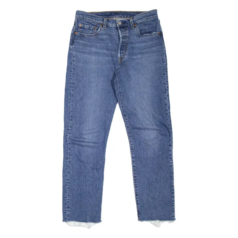 LEVI'S 501 Jeans Womens Blue Regular Straight W28 L28