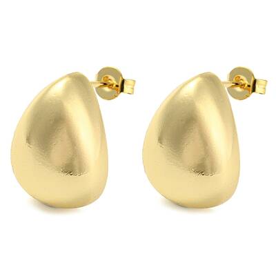 Rack Plating Brass Teardrop Stud Earrings