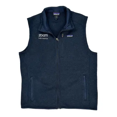 Zoom Latin America Patagonia Fleece Gilet - XL Navy Polyester | Size: x-large