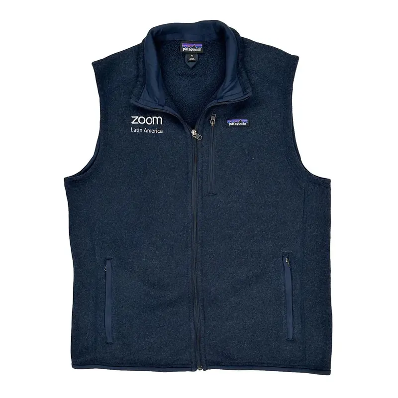 Zoom Latin America Patagonia Fleece Gilet - XL Navy Polyester | Size: x-large