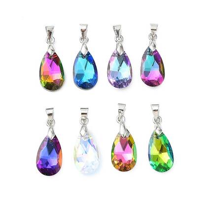Electroplated Glass Pendants