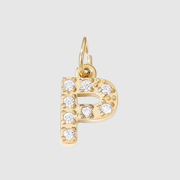 Stainless Steel Cubic Zirconia Pendants with Jump Rings