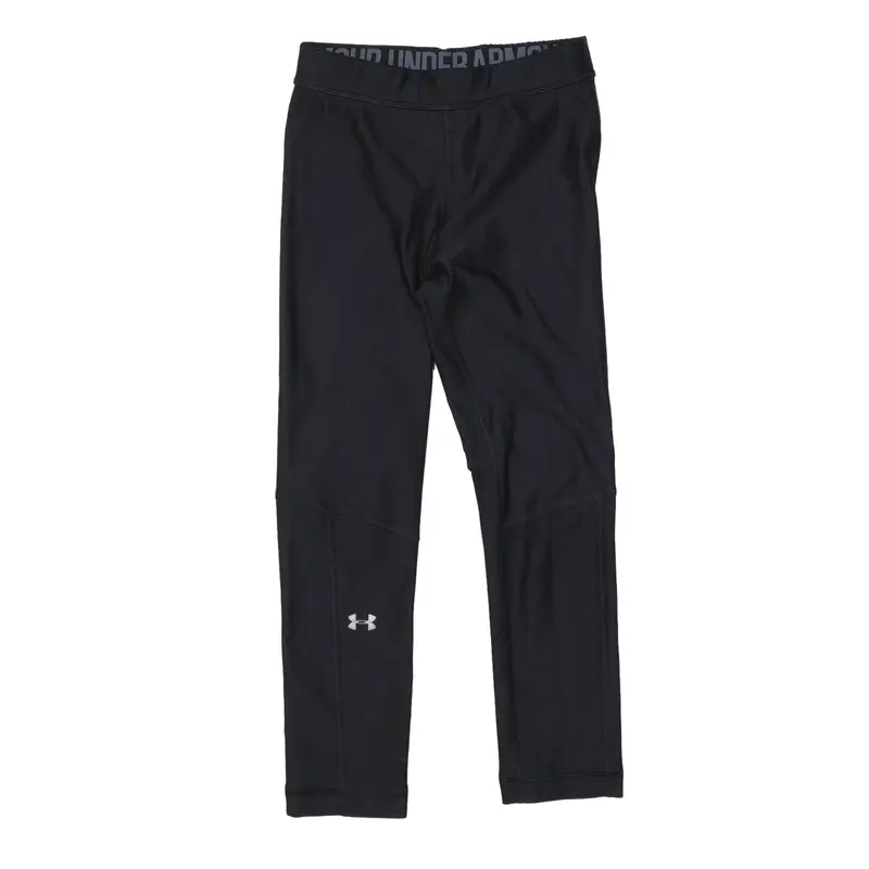 UNDER ARMOUR Cropped Legging Sports Training Track Pants Black Skinny Womens XS W22 L20