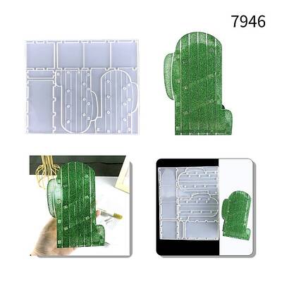 Cactus Food Grade Silicone Pen Holder Molds