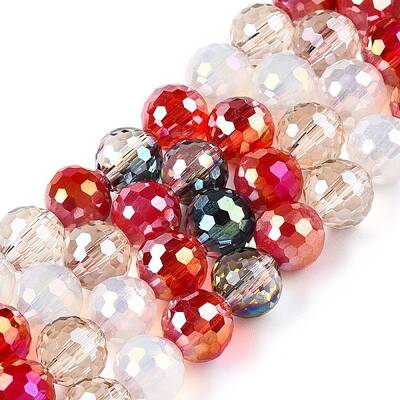 Electroplate Glass Bead Strands