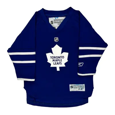 Age 2-4 Reebok Nhl Jersey - 2XS Blue Polyester