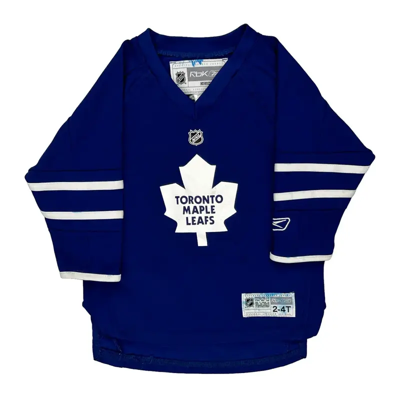 Age 2-4 Reebok Nhl Jersey - 2XS Blue Polyester