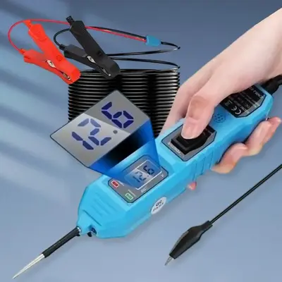 Power Circuit Probe Tester Tools, Men's Car Accessories, Car Stuff, Truck Accessories, 6-24V DC Test Light Short Circuit Te...