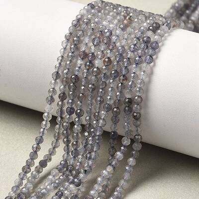Natural Cordierite/Iolite/Dichroite Beads Strands