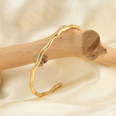 Ion Plating(IP) 304 Stainless Steel Cuff Bangles