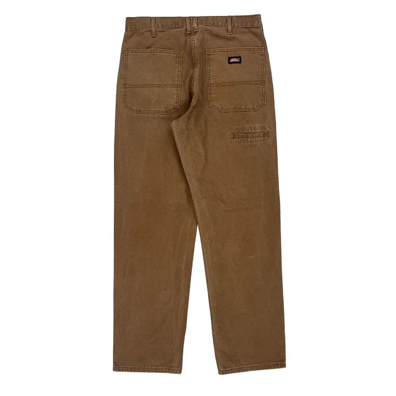 Dickies Trousers - 32W 33L Brown Cotton
