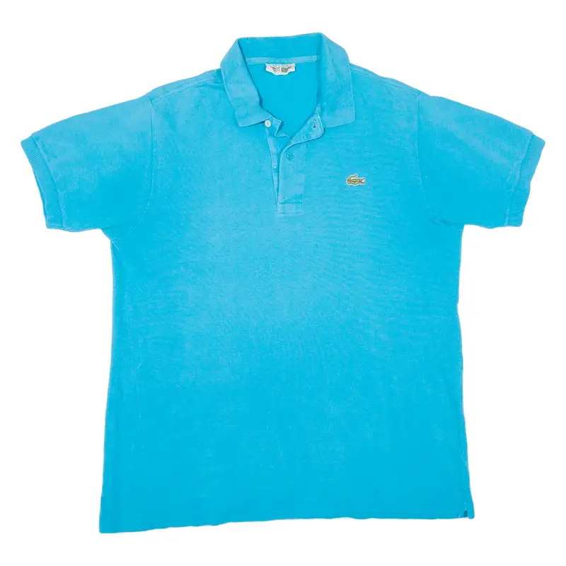 LACOSTE Mens Polo Shirt Blue L