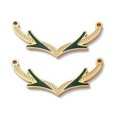 Ion Plating(IP) 304 Stainless Steel Enamel Pendants