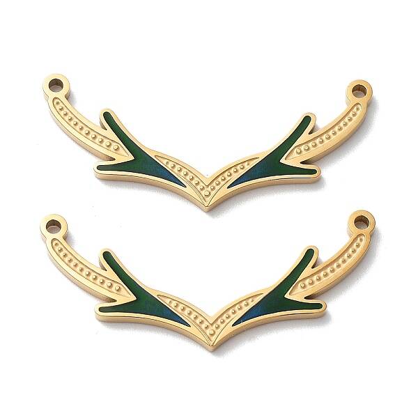 Ion Plating(IP) 304 Stainless Steel Enamel Pendants