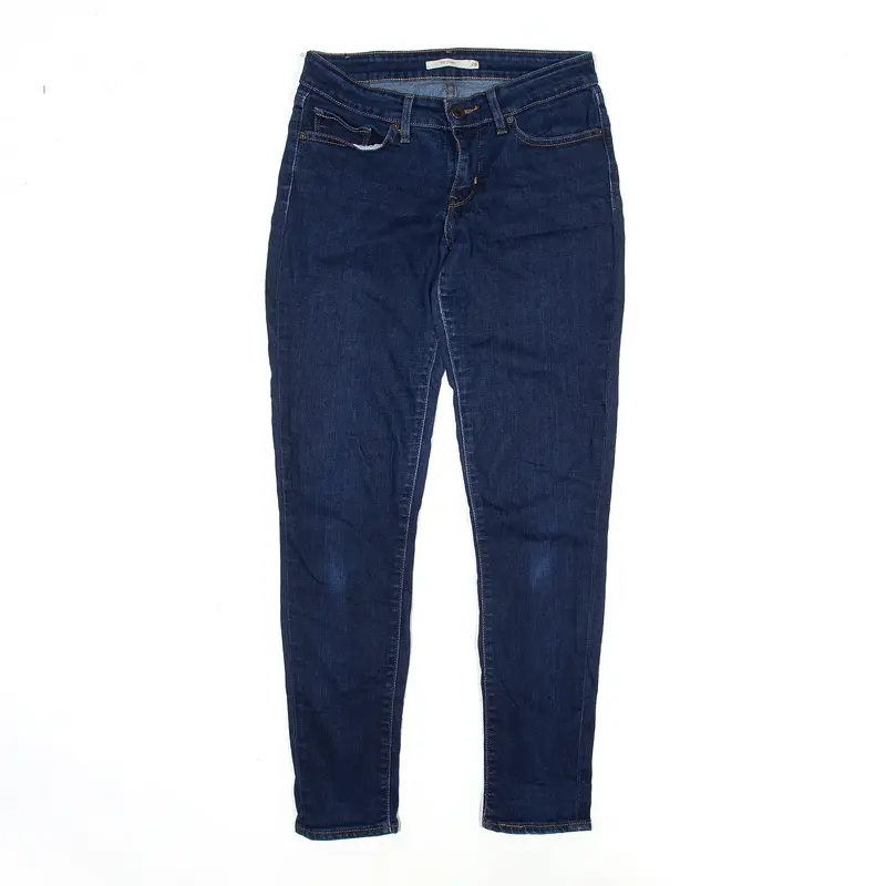 LEVI'S 711 Jeans Blue Denim Slim Skinny Womens W26 L27