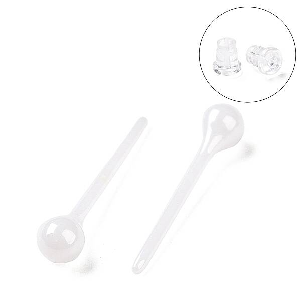 Hypoallergenic Bioceramics Zirconia Ceramic Stud Earrings