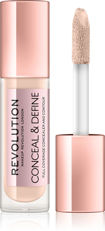 Makeup Revolution Conceal & Define Liquid Concealer Color C3.5 4 g