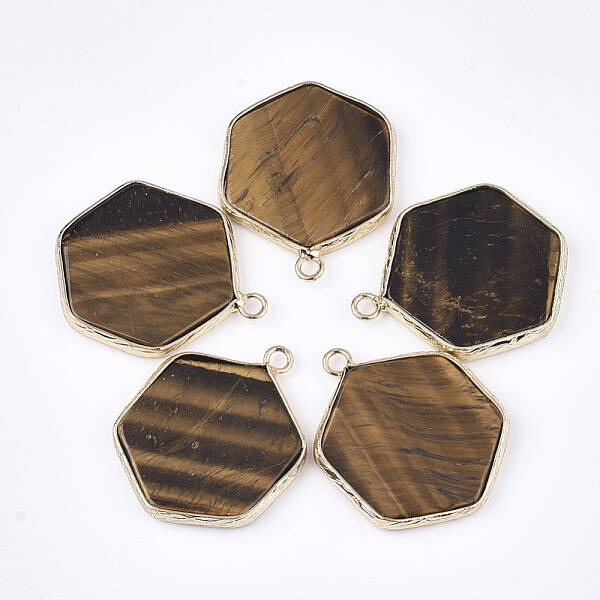 Natural Tiger Eye Pendants