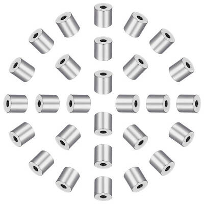60Pcs 201 Stainless Steel Beads