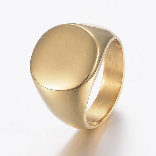 Ion Plating(IP) 304 Stainless Steel Finger Rings