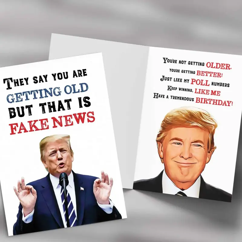 Trump Happy Birthday Card *NOT A TALKING CARD*