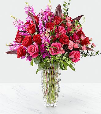 Heart's Wishes Luxury Bouquet by Interflora