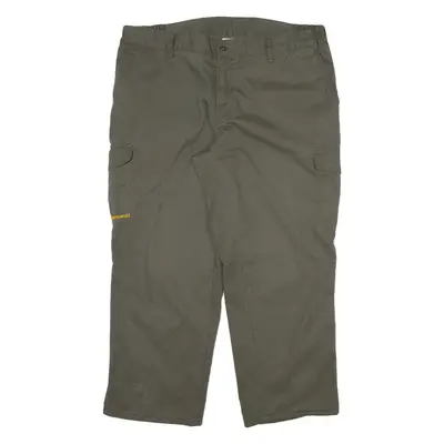 BERNWALT Cargo Mens Trousers Grey Relaxed Tapered W38 L28