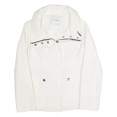 ZARA BASIC Womens Jacket White S