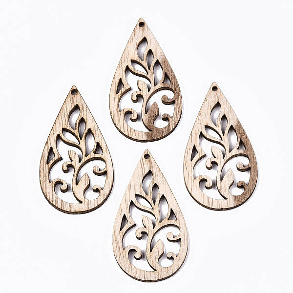 Unfinished Hollow Wood Big Pendants
