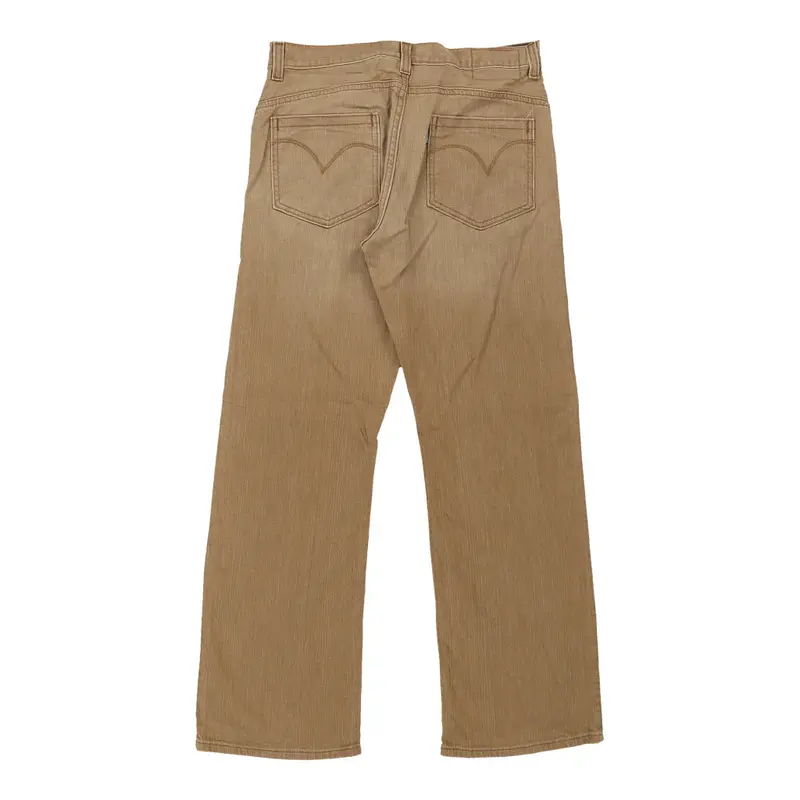 Silver Tab Levis Trousers - 34W 32L Brown Cotton