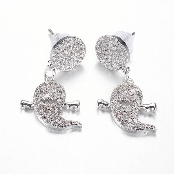 (Jewelry Parties Factory Sale)Brass Dangle Stud Earrings