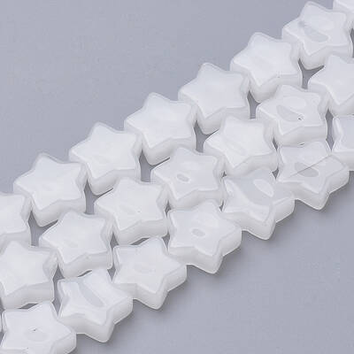Natural White Jade Beads Strands