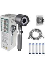 3-in-1 detachable shower head, shower head with filter, high-pressure water flow shower head, multiple water spray modes, det...